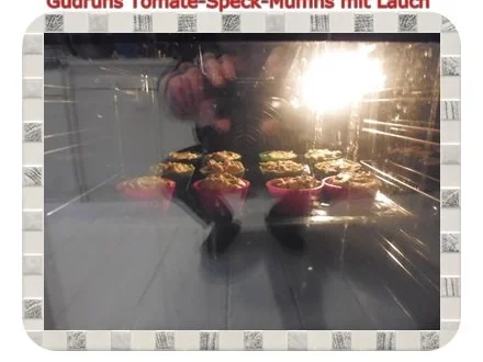 Muffins: Tomate-Speck-Muffins mit Lauch - Rezept - Bild Nr. 12