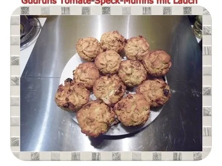 Muffins: Tomate-Speck-Muffins mit Lauch - Rezept - Bild Nr. 15