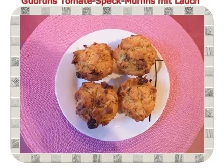 Muffins: Tomate-Speck-Muffins mit Lauch - Rezept - Bild Nr. 17