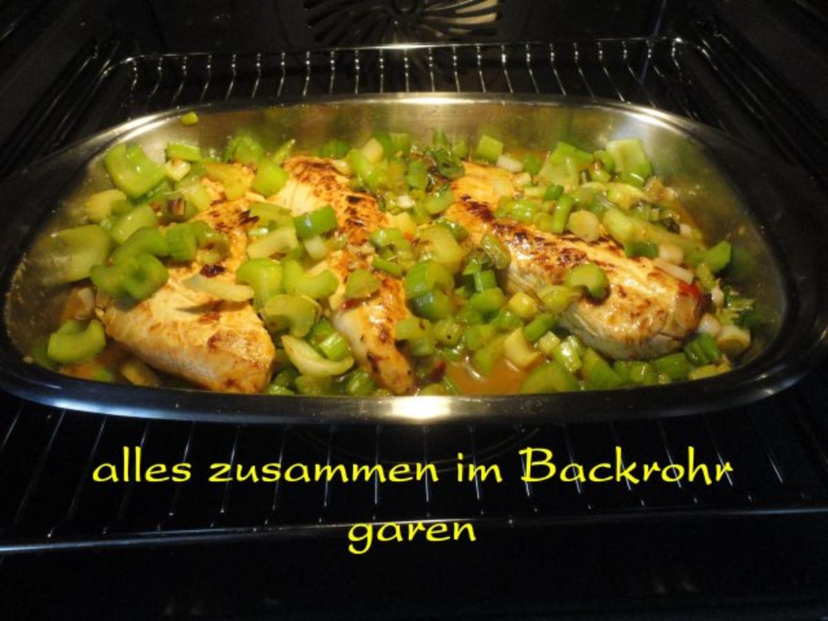 mariniertes Puten Filet in Staudensellerie Gemüse - Rezept - Bild Nr. 14