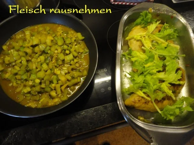 mariniertes Puten Filet in Staudensellerie Gemüse - Rezept - Bild Nr. 15