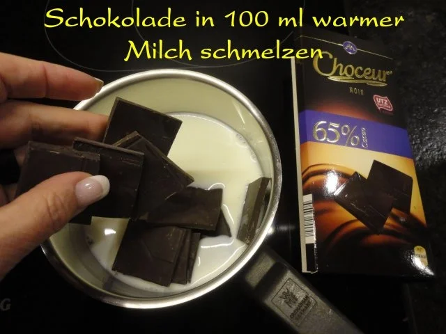 Schoko - Grieß - Flammerie " Mozart " - Rezept - Bild Nr. 4