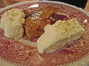 Linzer Törtchen an Tonka-Schaum - Rezept