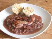 Winzersteak mit Semmelknödeln - Rezept