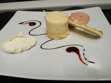 Duett von der Mousse an Caipirinhasorbet mit Macadamiaknusper - Rezept