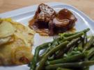 Schweinefilet im Speckmantel mit Cognacsoße - Rezept