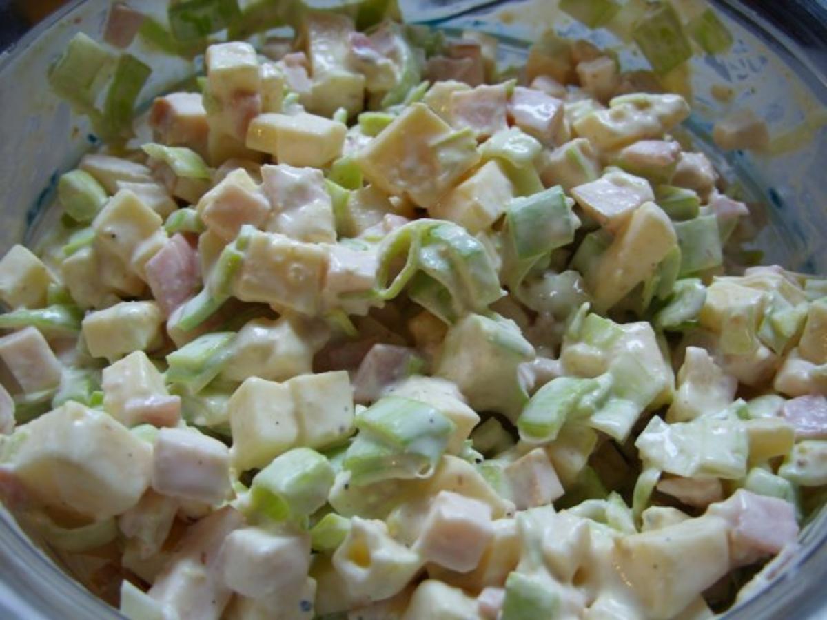 Käse-Lauch-Salat mit Kassler - Rezept mit Bild - kochbar.de