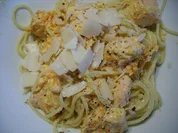 Spaghetti mit Lachssoße - Rezept