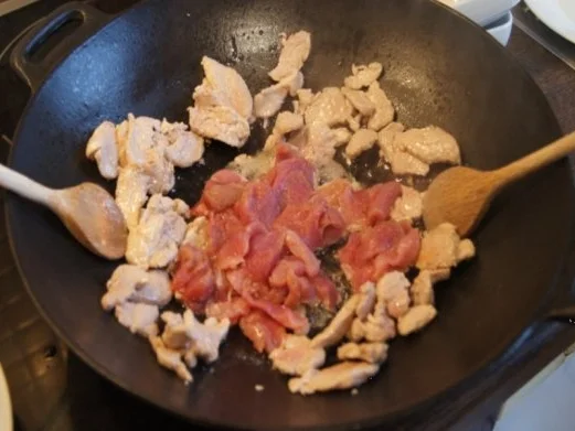 Schweinefilet süß-sauer mit Gemüse und Curry-Reis - Rezept - Bild Nr. 7