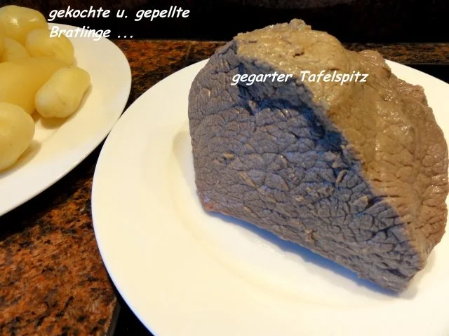 Fleisch:   TAFELSPITZ  mit Meerrettichsahnesauce - Rezept - Bild Nr. 5