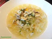 Suppe:  feine HÜHNCHENBRÜHE - Rezept