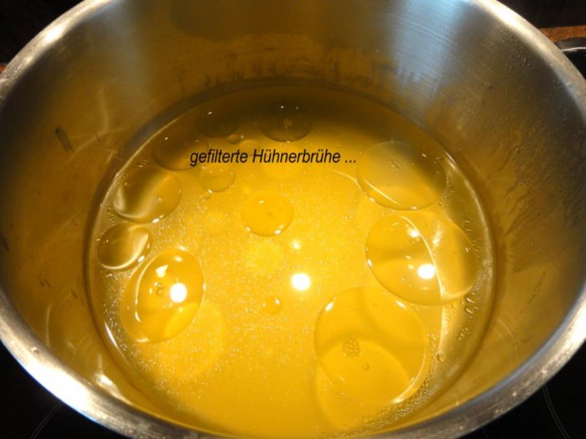 Suppe:  feine HÜHNCHENBRÜHE - Rezept - Bild Nr. 6