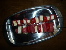 Rindfleisch-Sellerie Grillspieße - Rezept