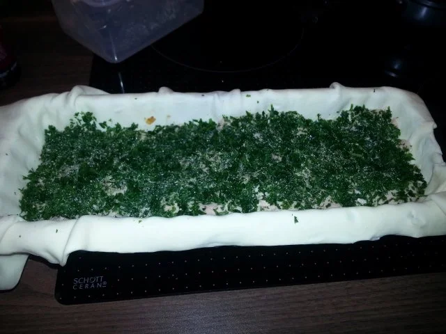 Rezept: Leberkäspastete mit Pilzfülung an knackigem Gurkensalat Bild Nr. 7 Leberkäspastete mit Pilzfülung an knackigem Gurkensalat - Rezept - Bild Nr. 7