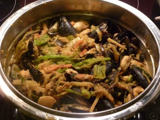 Rezept: Miesmuscheln an Gemüse-Currysauce Bild Nr. 6 Miesmuscheln an Gemüse-Currysauce - Rezept - Bild Nr. 6