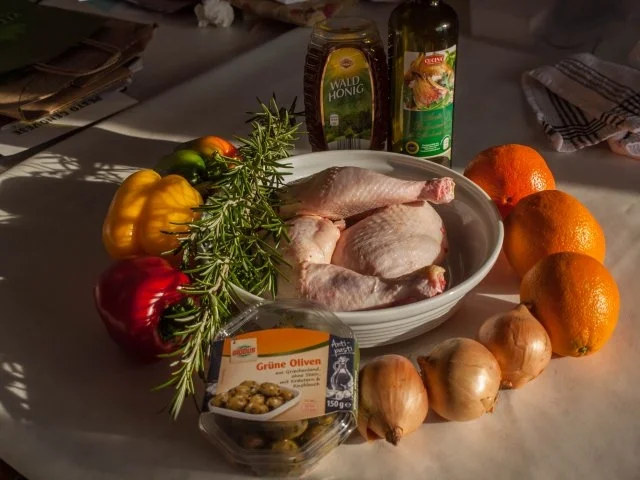 Hähnchenkeulen mit Ofengemüse - Rezept - Bild Nr. 2