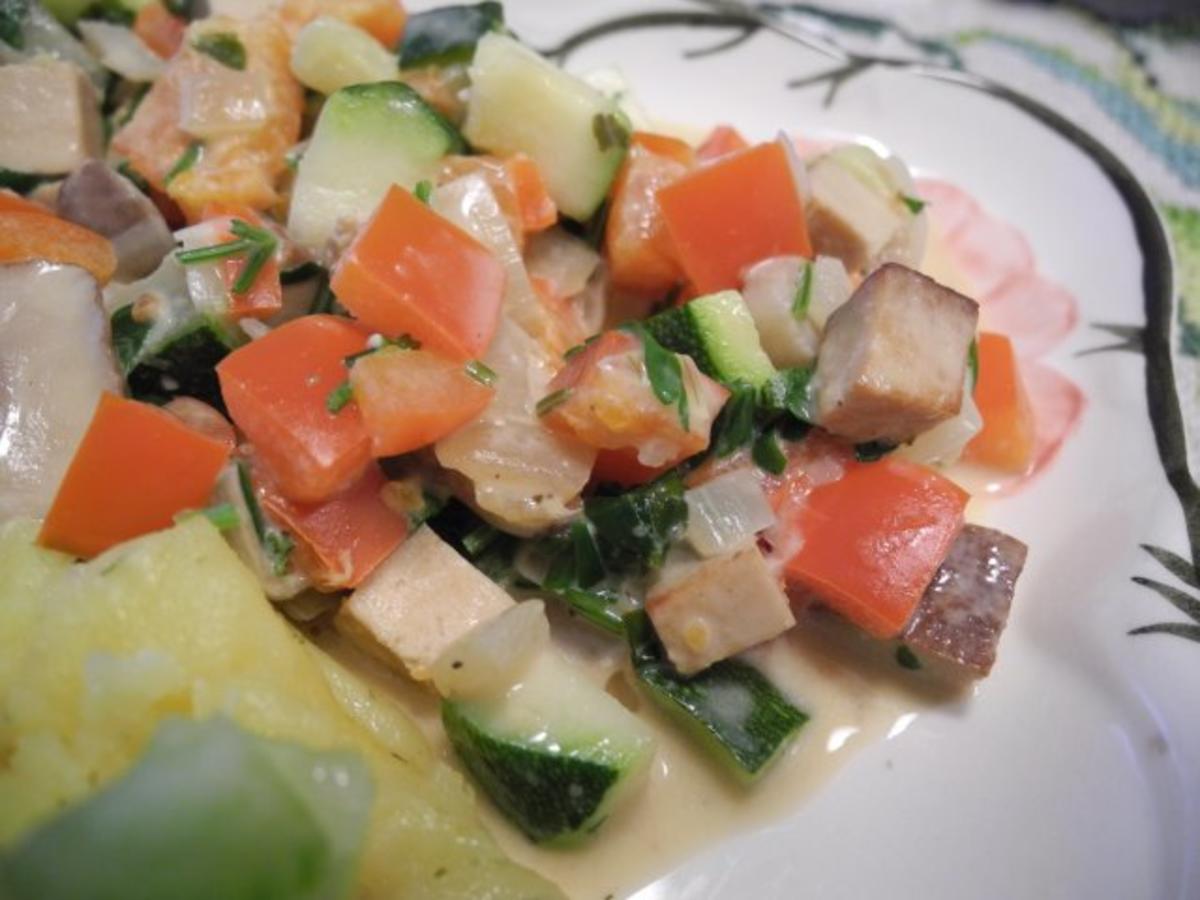 Gemüse - Tofu - Ragout - Rezept - Bild Nr. 2
