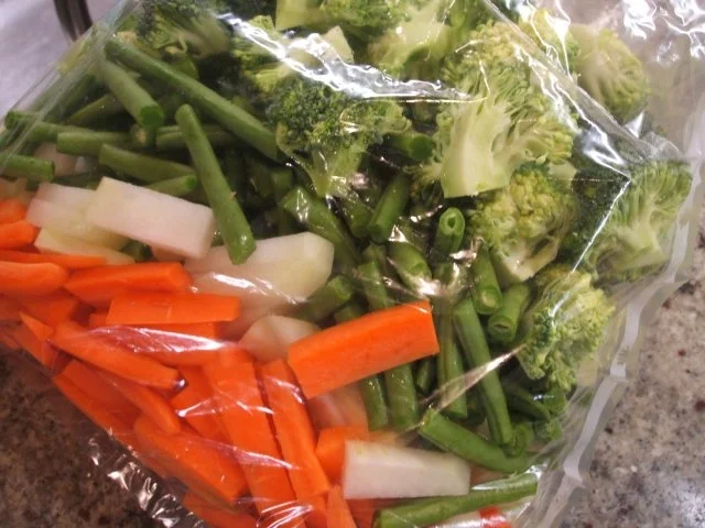 Geflügel: Hähnchenbrust auf Gemüse aus dem Bratschlauch - Rezept - Bild Nr. 3