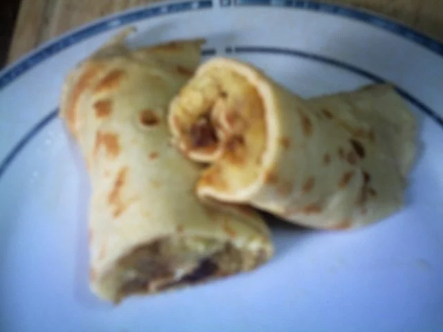 Dinkel-Pfannkuchen mit Apfelrösti - Rezept