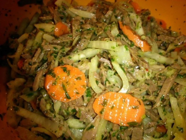 Rezept: Rindfleischsalat Bild Nr. 9 Rindfleischsalat - Rezept - Bild Nr. 9