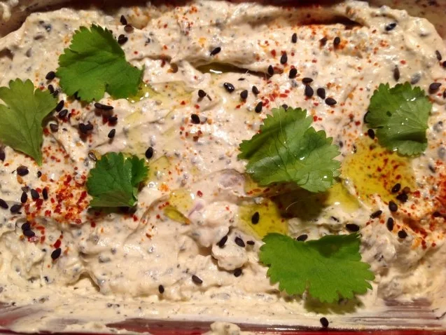 Papaya-Paprika-Salat, Papaya-Frischäse-Dip dazu eine Süßkartoffel - Rezept - Bild Nr. 10