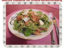 Salat: Insalatina mit Limette-Bärlauch-Dressing - Rezept