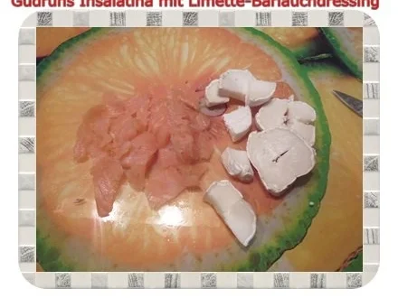 Salat: Insalatina mit Limette-Bärlauch-Dressing - Rezept - Bild Nr. 6