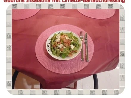 Salat: Insalatina mit Limette-Bärlauch-Dressing - Rezept - Bild Nr. 11