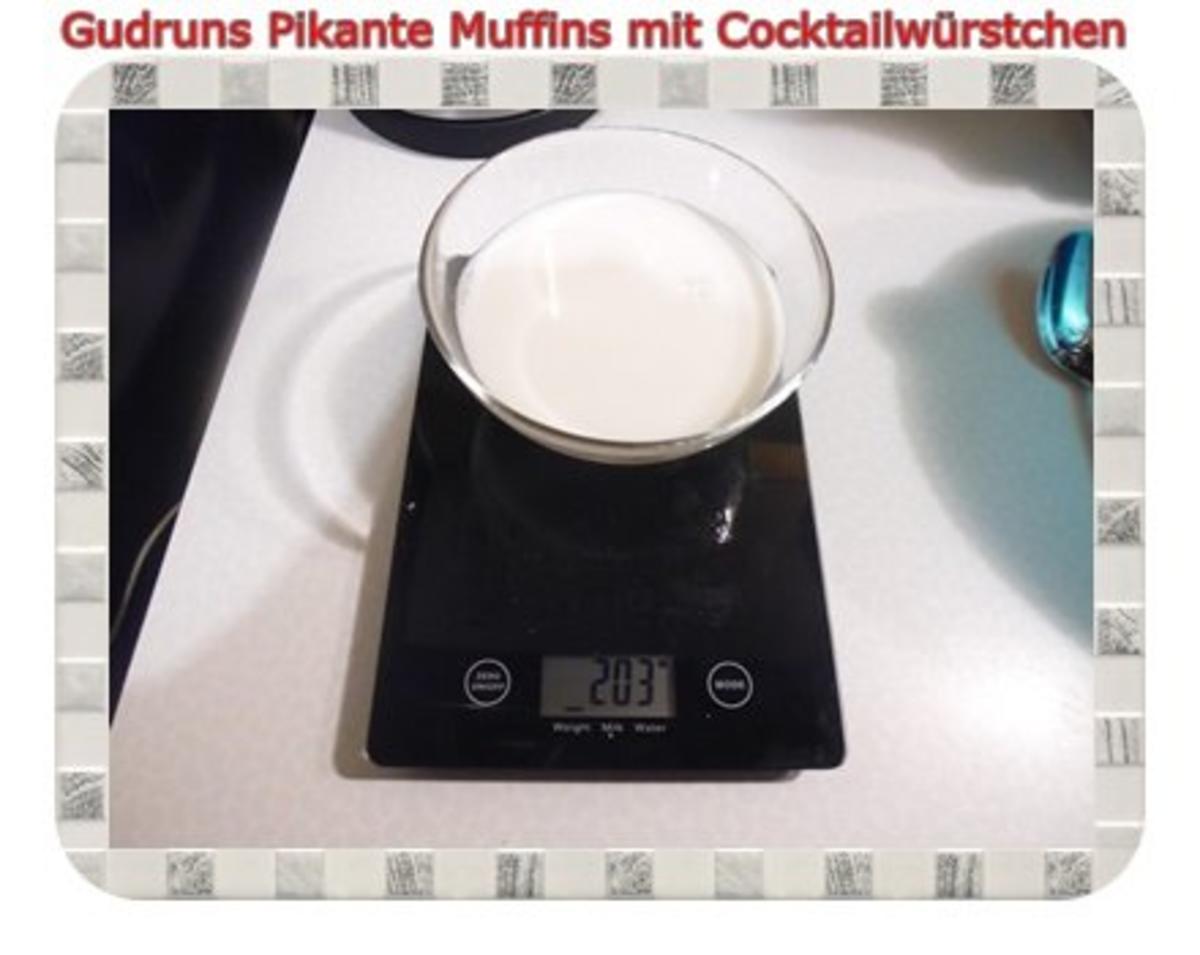 Muffins: Pikante Muffins mit Cocktailwürstchen - Rezept - Bild Nr. 4