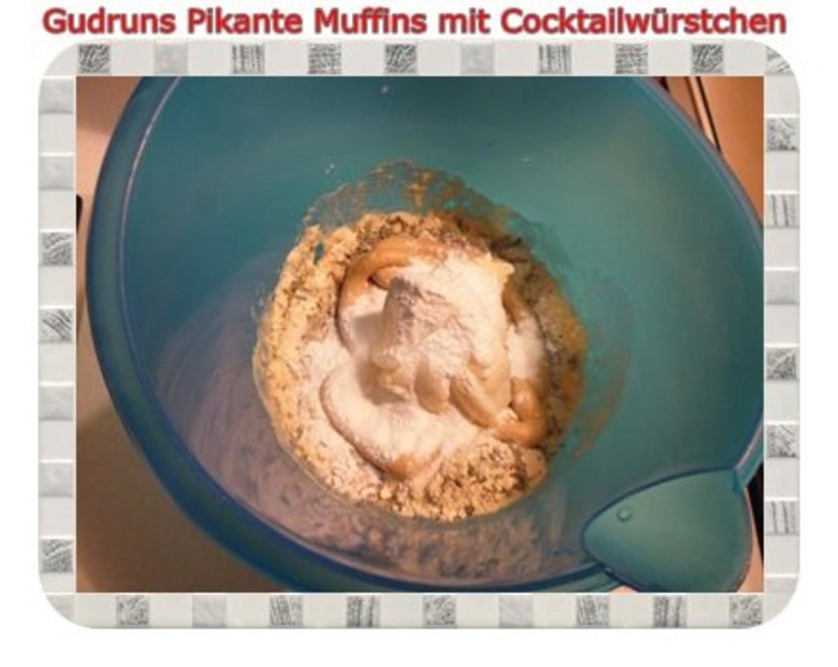 Muffins: Pikante Muffins mit Cocktailwürstchen - Rezept - Bild Nr. 6