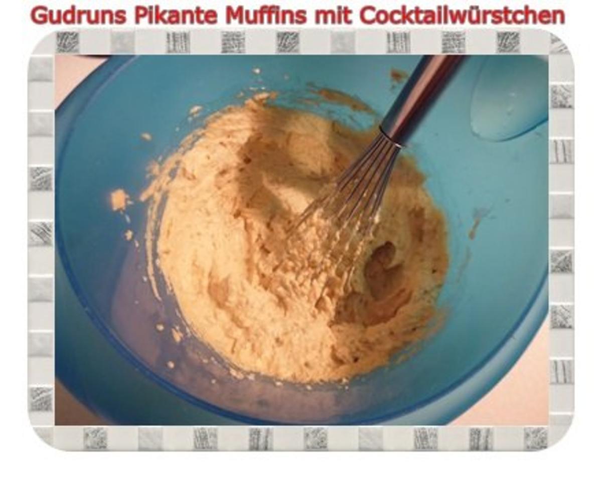 Muffins: Pikante Muffins mit Cocktailwürstchen - Rezept - Bild Nr. 7