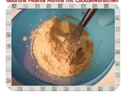 Muffins: Pikante Muffins mit Cocktailwürstchen - Rezept - Bild Nr. 7
