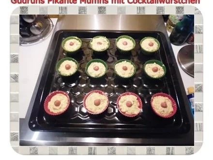 Muffins: Pikante Muffins mit Cocktailwürstchen - Rezept - Bild Nr. 9