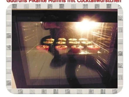 Muffins: Pikante Muffins mit Cocktailwürstchen - Rezept - Bild Nr. 10
