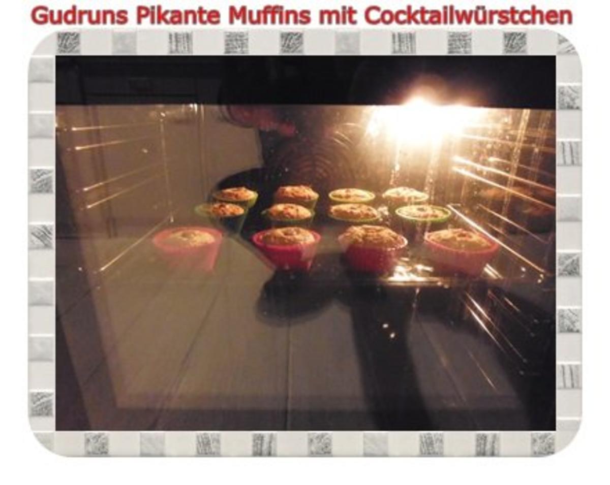 Muffins: Pikante Muffins mit Cocktailwürstchen - Rezept - Bild Nr. 11