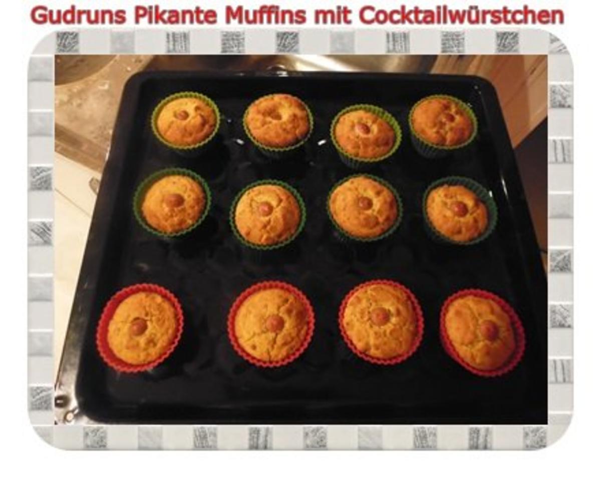 Muffins: Pikante Muffins mit Cocktailwürstchen - Rezept - Bild Nr. 14