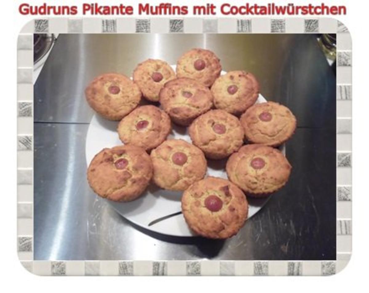 Muffins: Pikante Muffins mit Cocktailwürstchen - Rezept - Bild Nr. 15