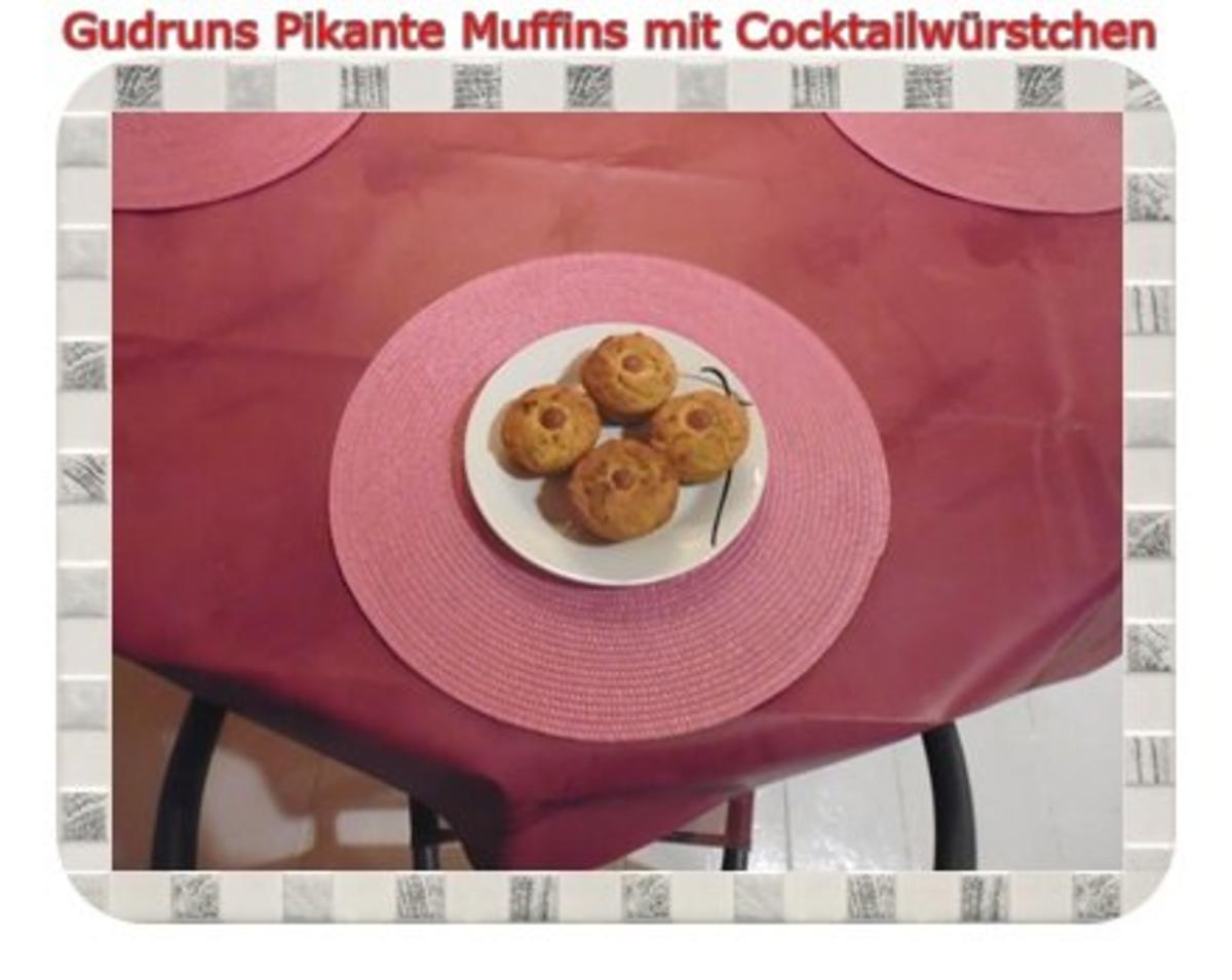 Muffins: Pikante Muffins mit Cocktailwürstchen - Rezept - Bild Nr. 16