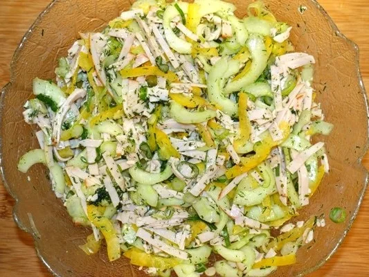 Salat mit Putenbrust - Rezept - Bild Nr. 8