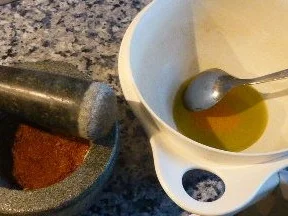 Hähnchen-Kebab mit Gemüse-Bulgur - Rezept - Bild Nr. 2