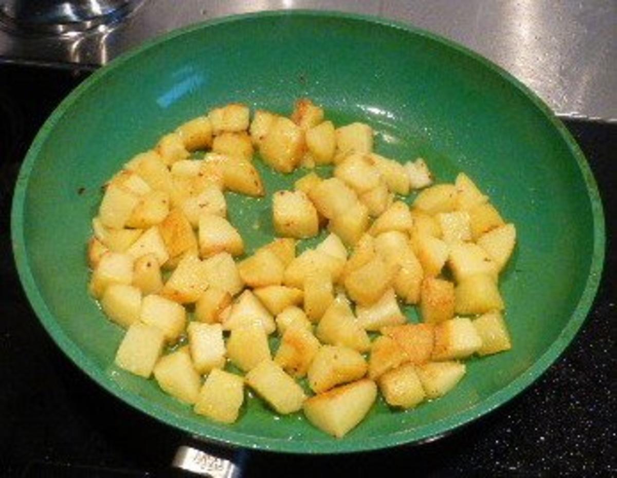 Kartoffel-Champignonpfanne mit Ibericokotelett - Rezept - Bild Nr. 4