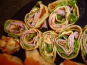 Schinkencreperollen - Rezept