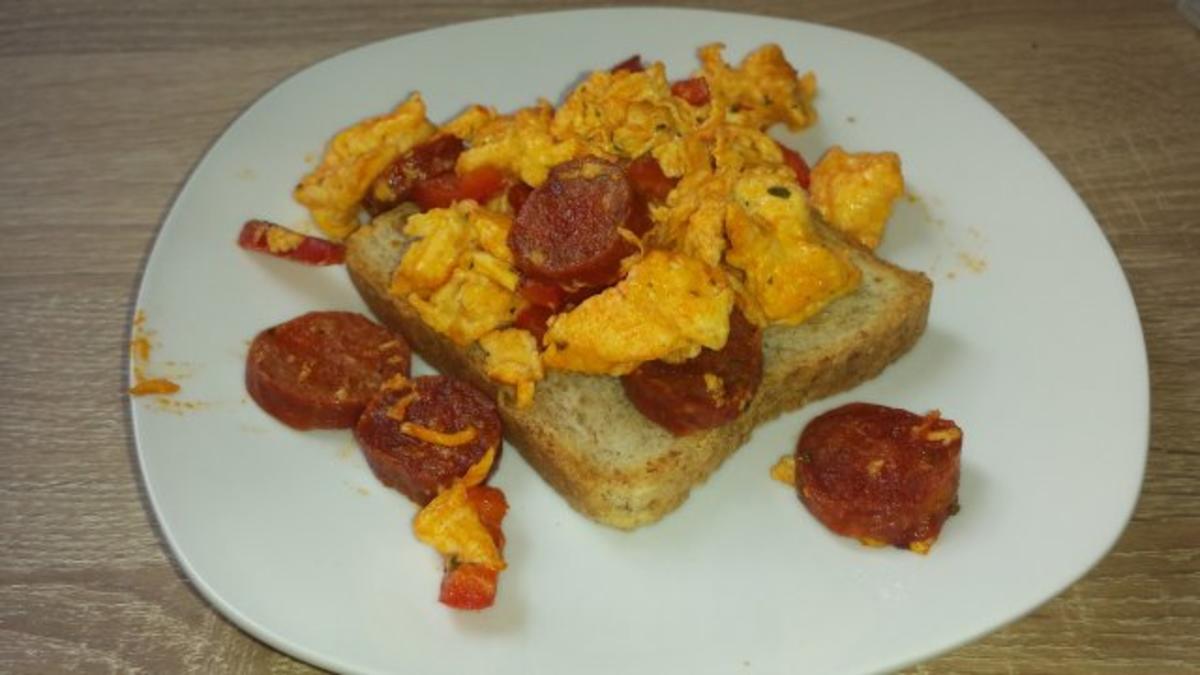 Mexikanisches Eiertoast - Rezept