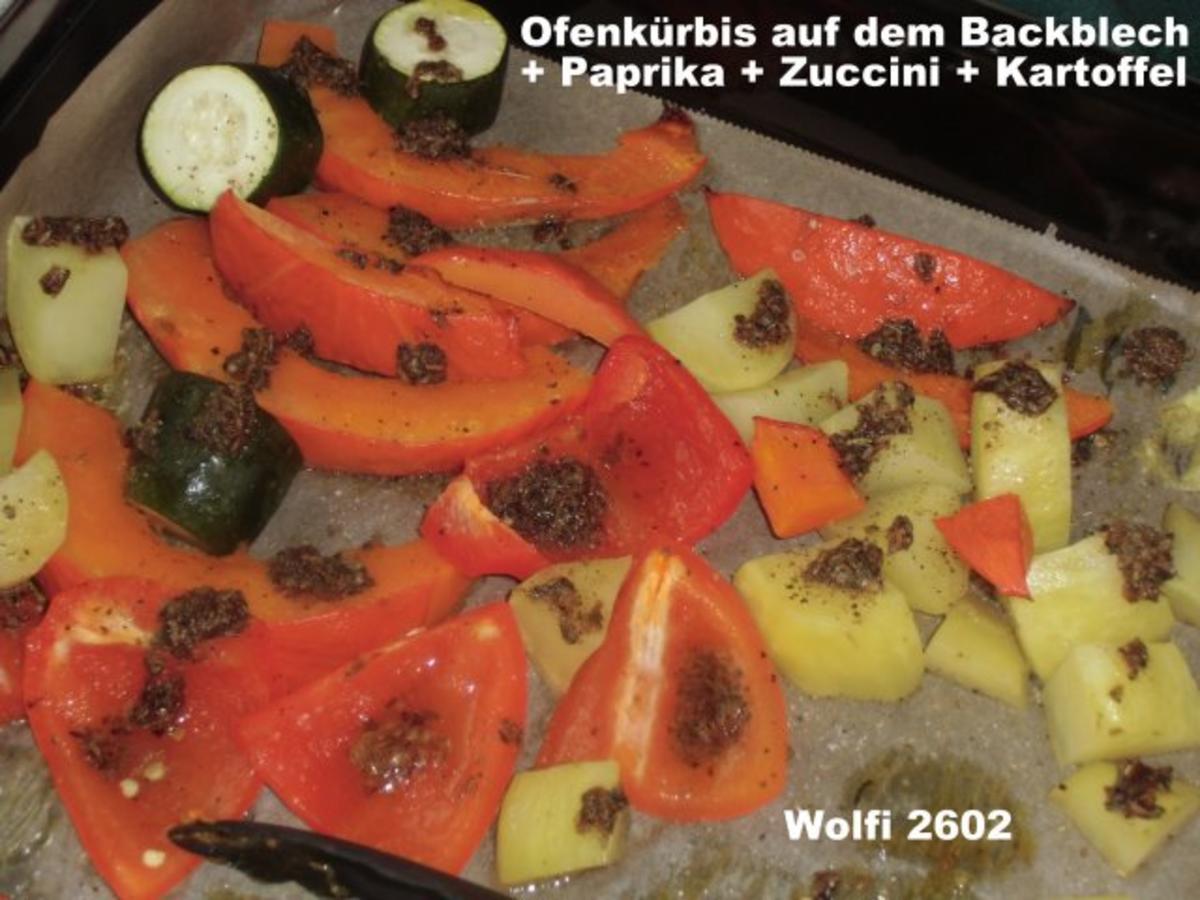 Vegetarisch : Ofenkürbis, Paprika, Zuccini, Kartoffeln - Rezept - Bild Nr. 2