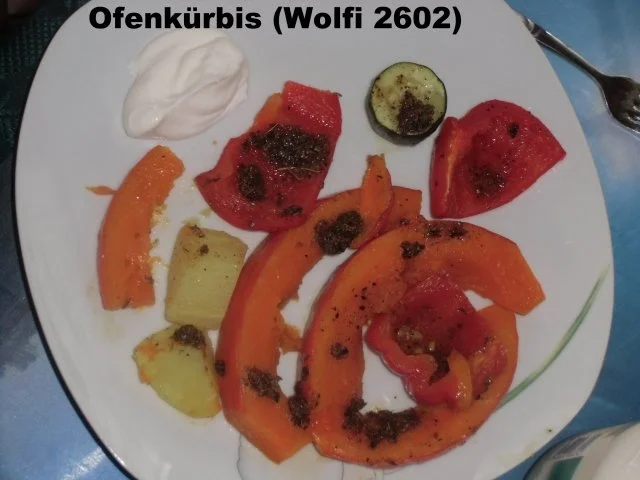 Vegetarisch : Ofenkürbis, Paprika, Zuccini, Kartoffeln - Rezept - Bild Nr. 3