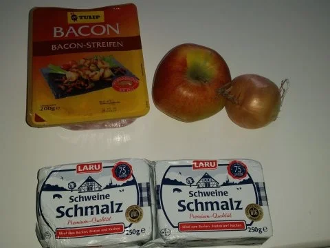 Brotaufstrich: Apfel - Grieben - Schmalz - Rezept - Bild Nr. 2