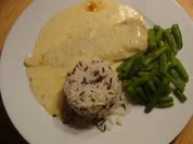 Seelachsfilets in Senf-Dill-Rahm - Rezept