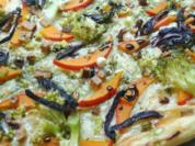 Bunter Blätterteig-Flammkuchen - Rezept