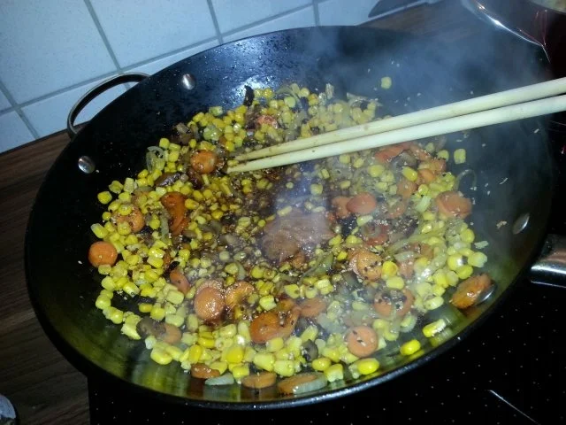 Ramen Nudeln aus dem Wok - Rezept - Bild Nr. 6