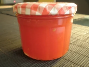 scharfe Tomatenkonfitüre - Rezept